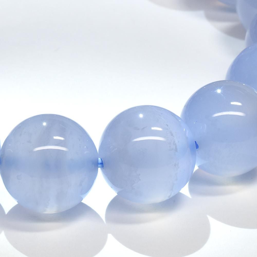 ブルーカルセドニーのブレスレット＆チャームセット 90301e27c4e3c69a7d509e9f2f519a