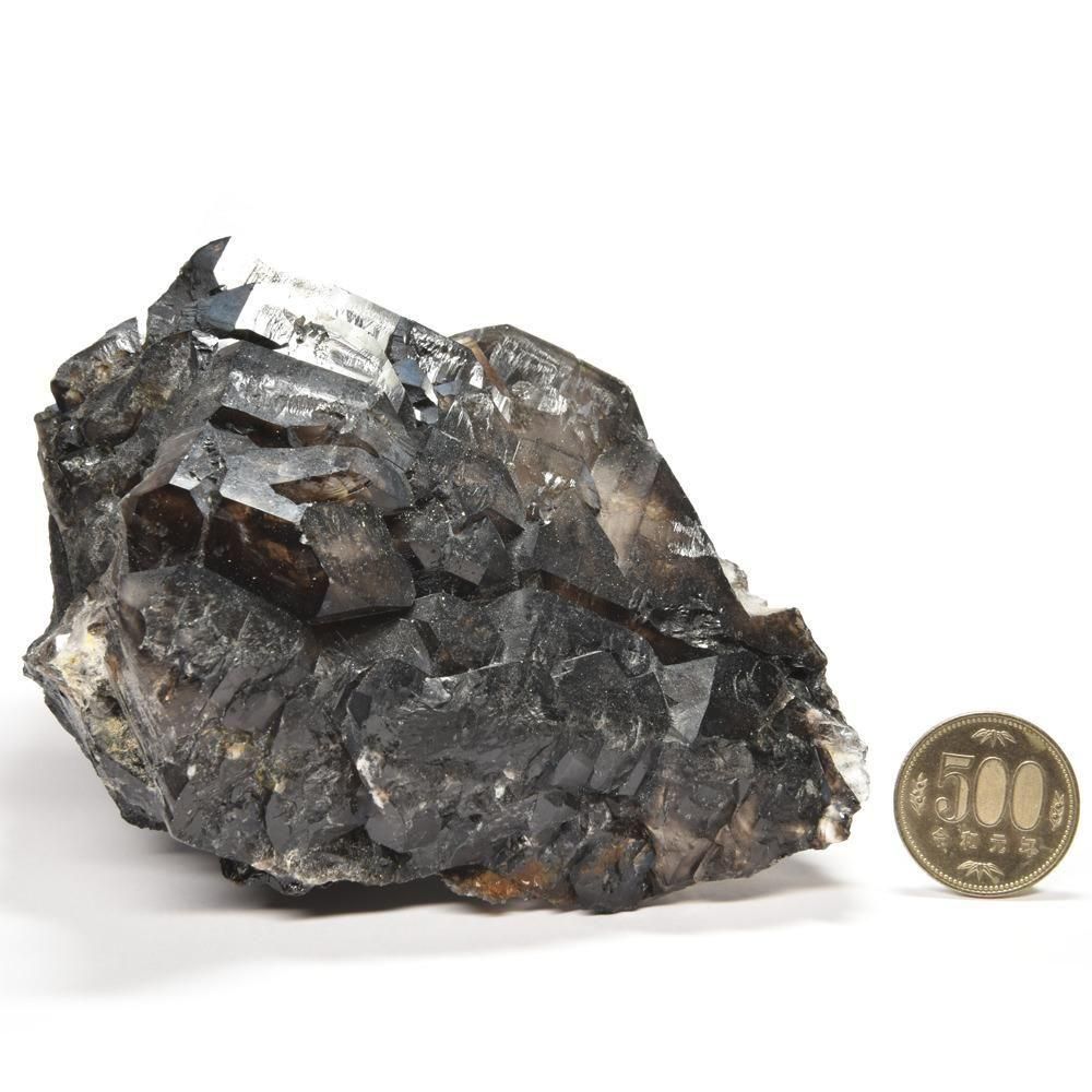 モリオン ジャカレーエレスチャルクォーツ 原石 1105g #RD086