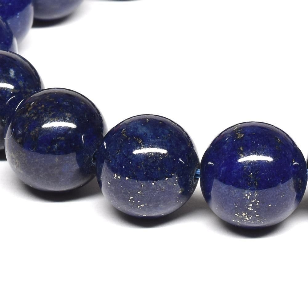 高品質] [鑑別書付]ラピスラズリ ブレスレット 12.5mm #RC144