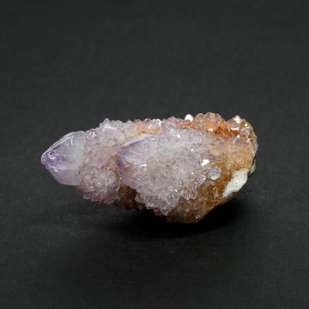 ①原石 クラスター カクタスアメジスト カクタス水晶 カクタスクォーツ サボテン カクタスクォーツ（サボテンアメジスト） クラスター 43.1g #RC022