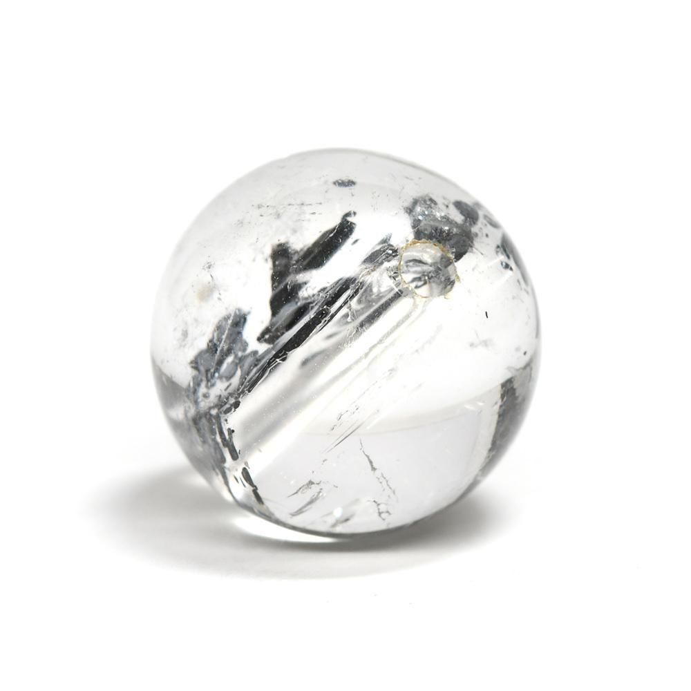 スティブナイトインクォーツ ビーズ 12.1mm #RE084 - プレミアム