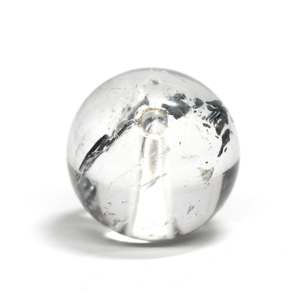 スティブナイトインクォーツ ビーズ 12.1mm #RE084 - プレミアム