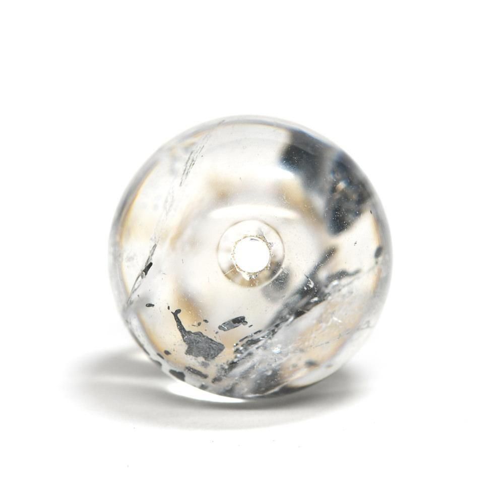 ★スティブナイトinクォーツ 13.1ミリ珠 ビーズd(SA+) ☆スティブナイトinクォーツ 13.1ミリ珠 ビーズd(SA+)