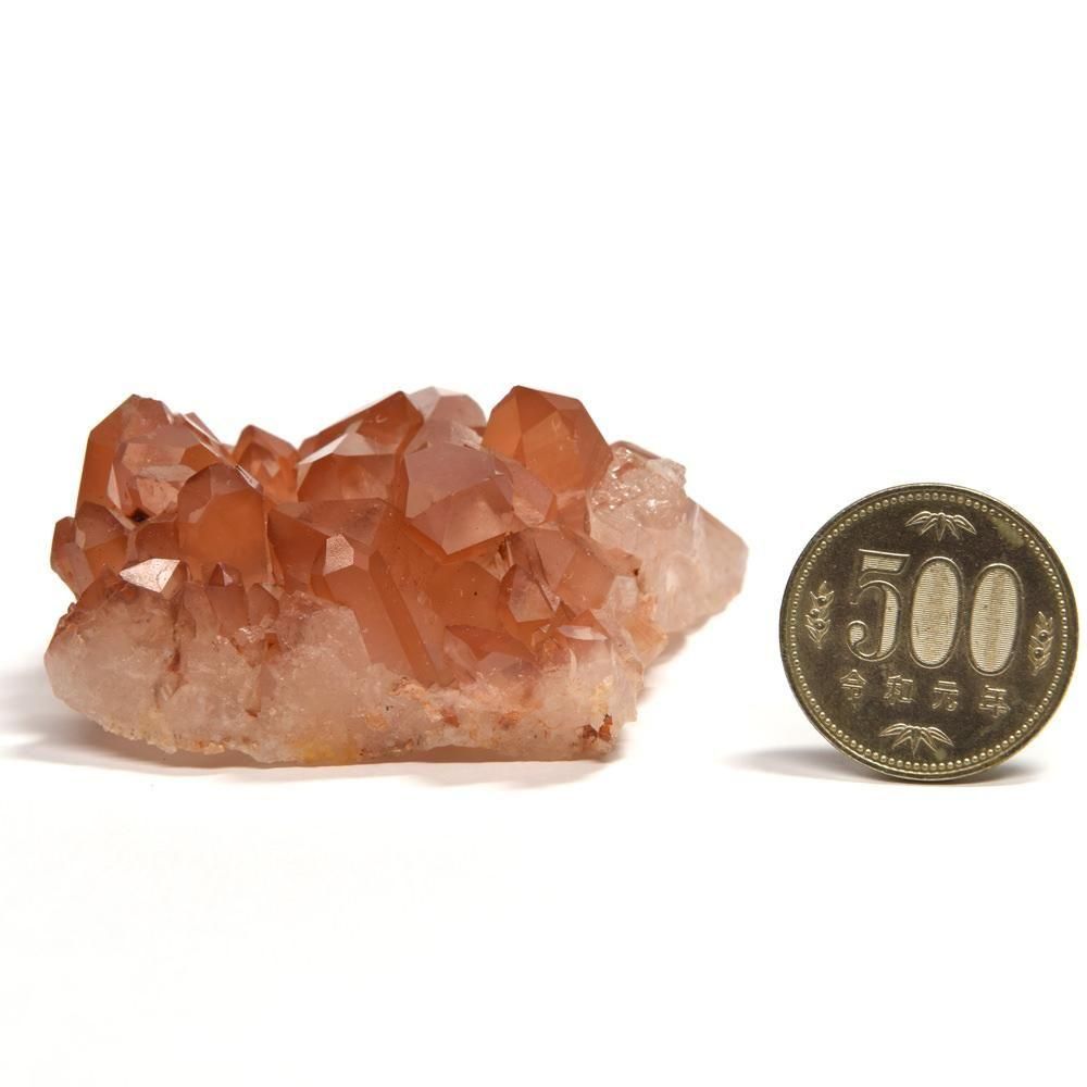 タンジェリンクォーツ 原石クラスター 115.9g #RE275