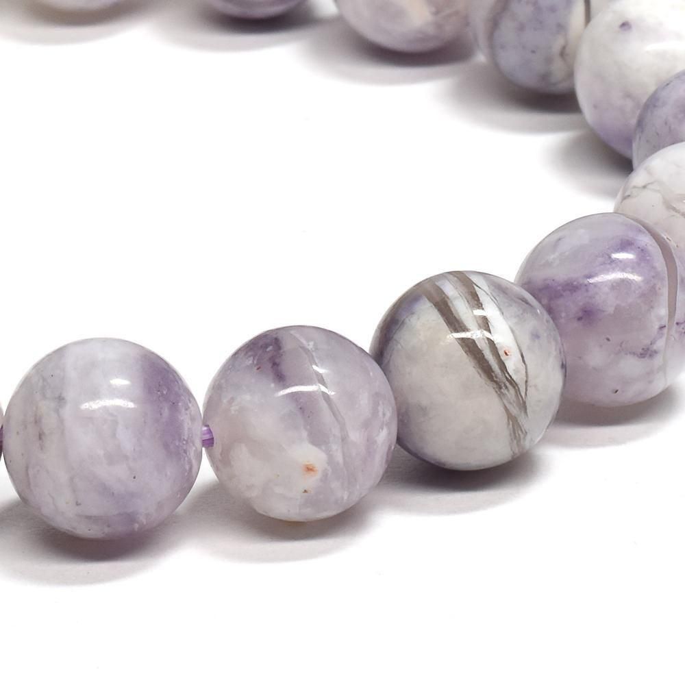 ティファニーストーンの天然石ビーズブレスレット 約8.5cm ティファニーストーン ブレスレット 9.5mm 17.5cm メンズM