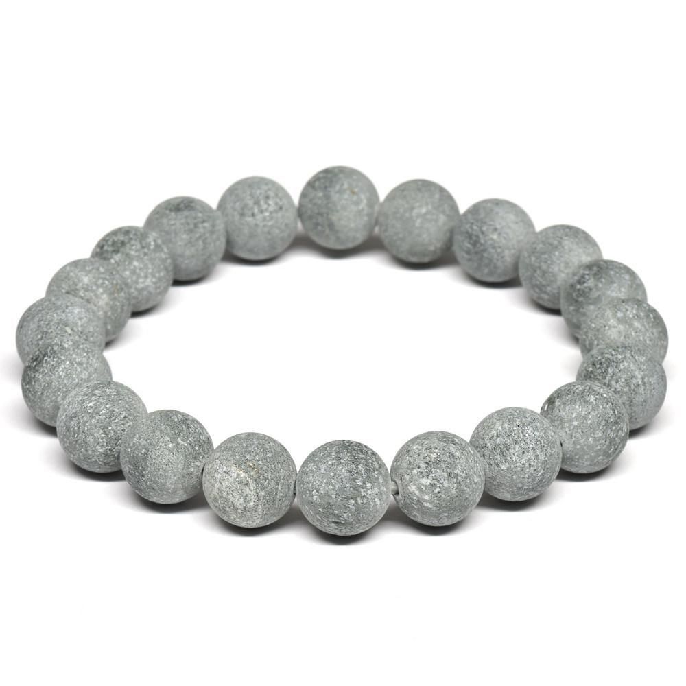 ☆限定入荷　モルダバイト 14mm 15玉 ブレスレット モルダバイトブレスレット 14-15mm #5196 - プレミアム天然石