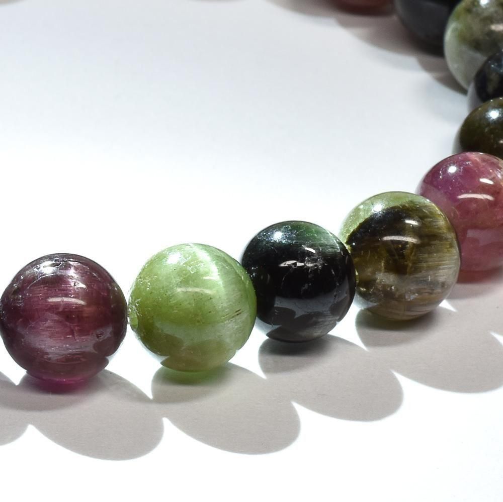 8.5㎜　マルチカラーキャッツアイトルマリン　ブレスレット マルチカラートルマリンキャッツアイ ブレスレット 8.5mm #PK524