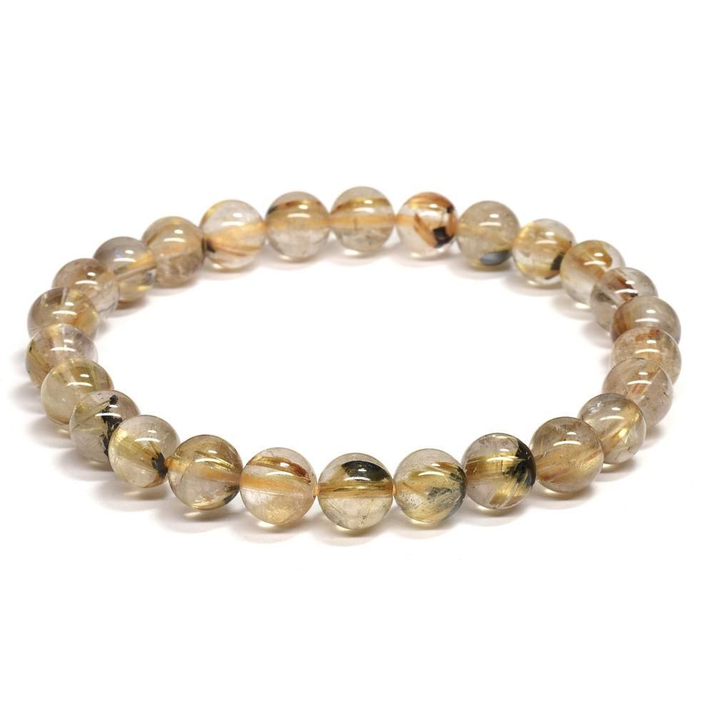 ルチルクォーツ ブレスレット 7mm #RG245 - プレミアム天然石専門店