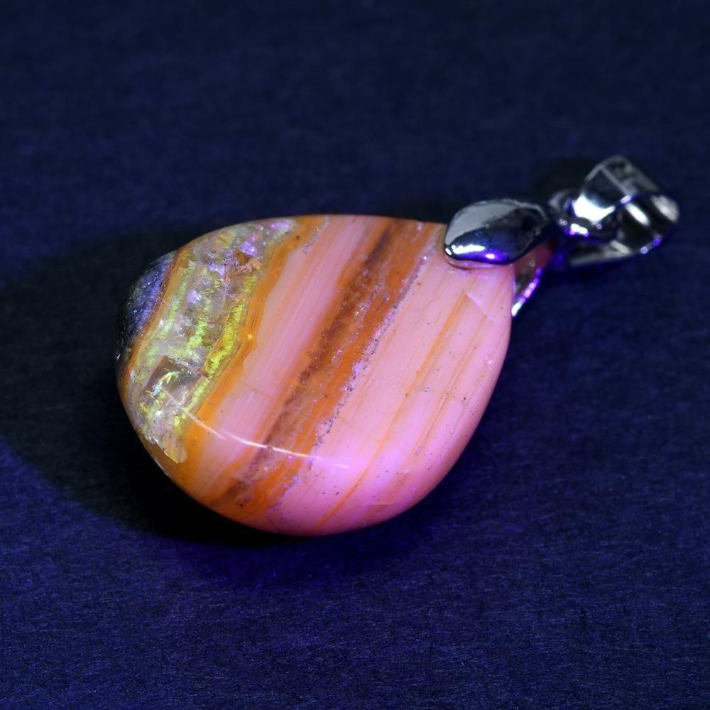 天然石　高品質　ウォーターオパール　ペンダントトップ　S925 s925オパールペンダントトップ97 | 円と縁 オラクルと天然石のお店