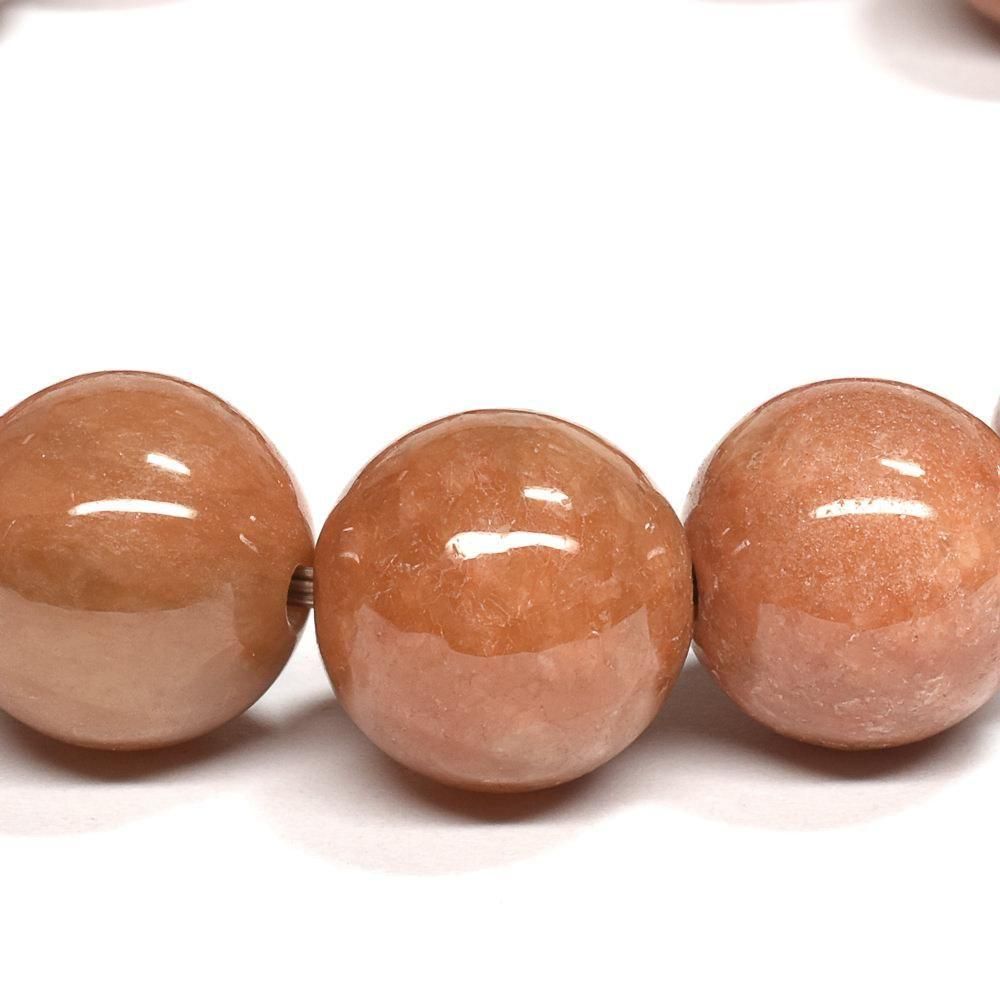鑑別付]ミャンマー翡翠（オレンジ） ブレスレット 13-13.5mm