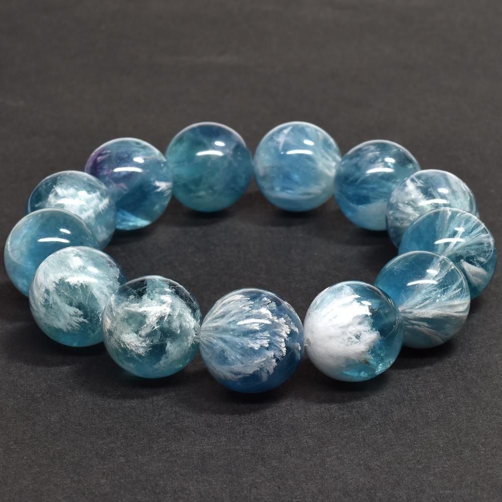 エンジェルフェザーフローライト ブレスレット 17-17.5mm #RH084