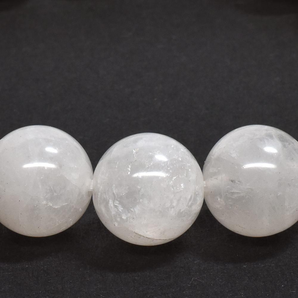 奈良県産 飛鳥桜水晶 ブレスレット 12mm #RH138[9/14発売