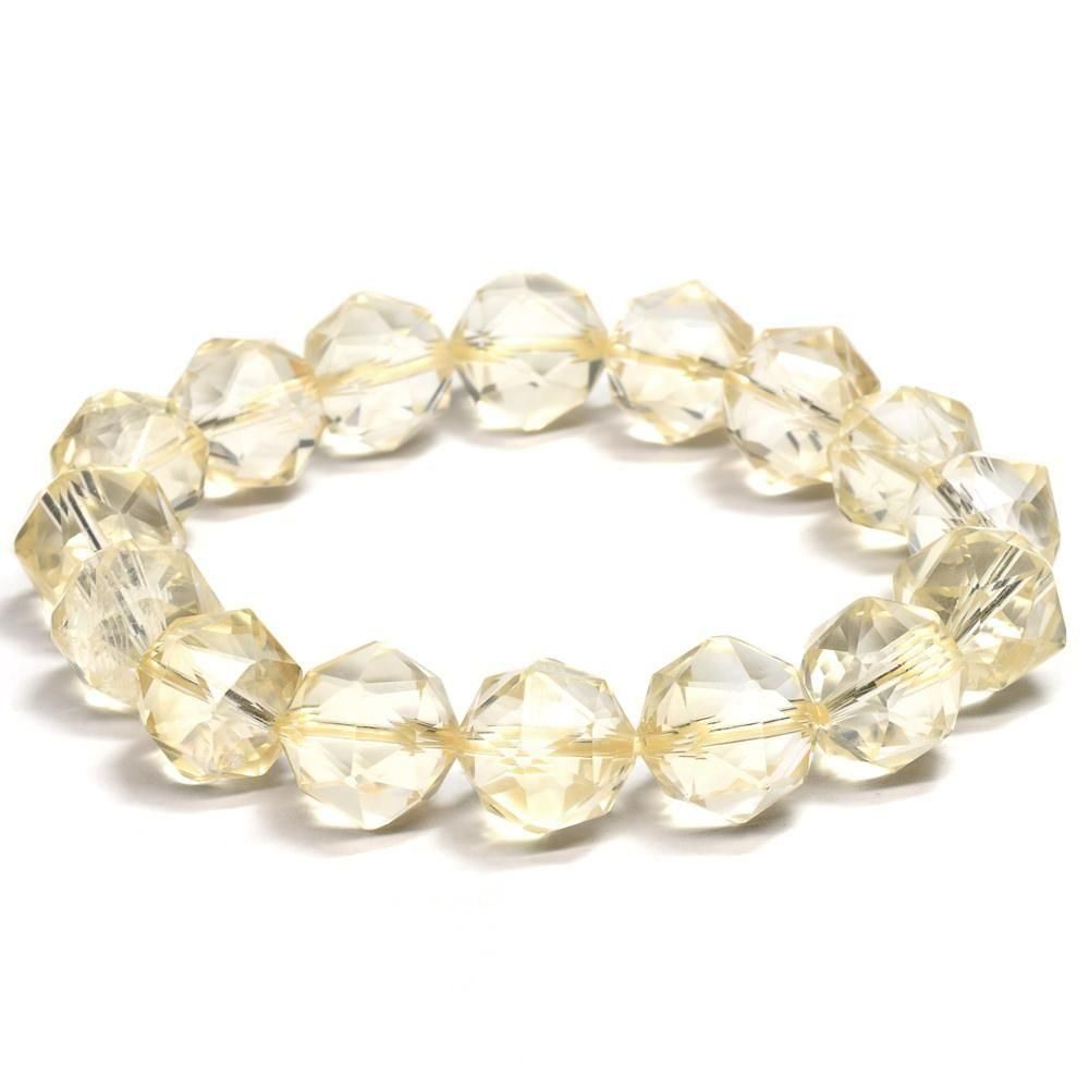 大玉]シトリン ブレスレット 18mm #QG080 - プレミアム天然石専門店