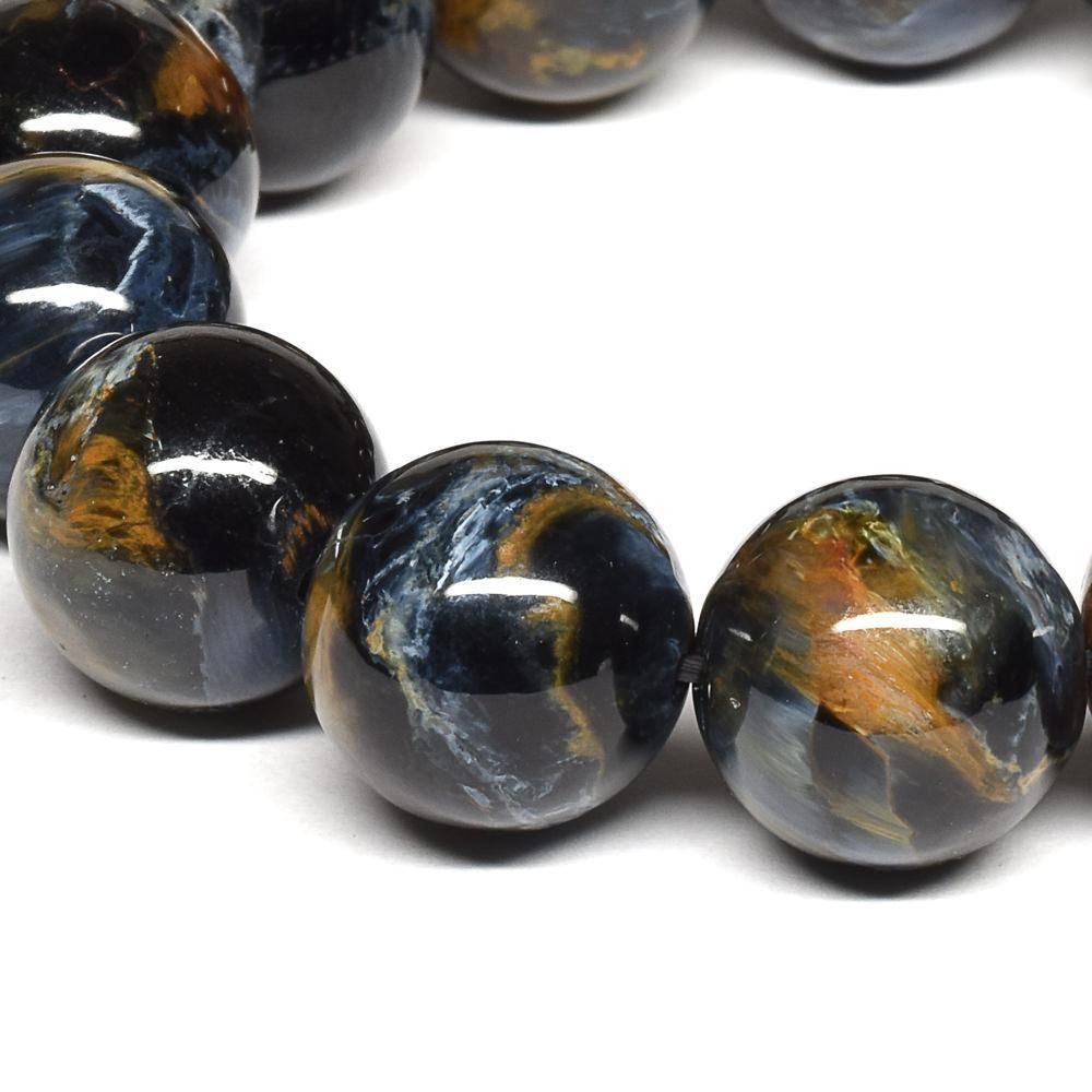 ただ様★2点お纏め★超希少‼️リモナイトインプラチナルチルのブレス 🐉🐥【希少】プラチナルチルインガーデンクォーツ14mmup/金運