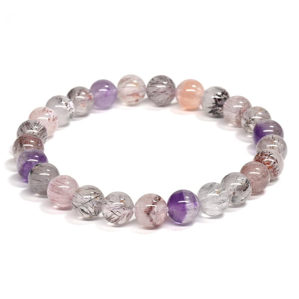 アズライトインバライト ブレスレット 9mm #JL642 - プレミアム