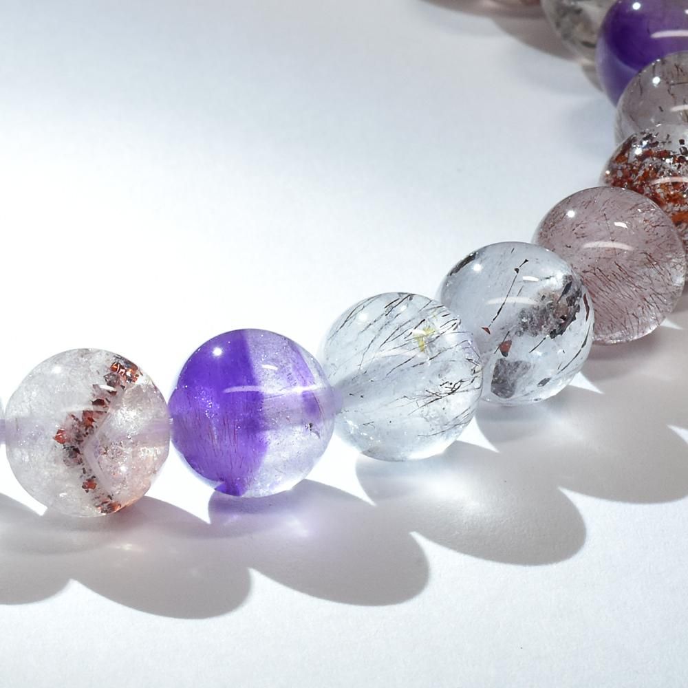 お買得スーパーセブンブレスレット7.5ミリ スーパーセブン ブレスレット 7.5mm 16.5cm レディースS サイズ