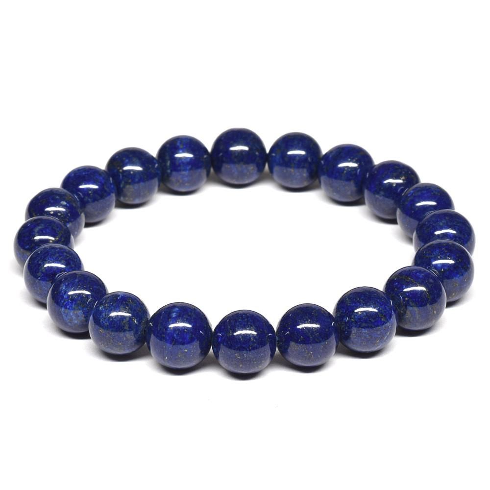 口答鑑別付]ブラックルチルクォーツ ブレスレット 8.5mm #QK293