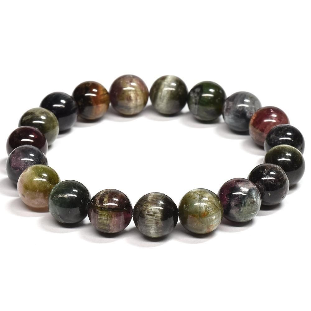 サラちゃん様◆御守ブレスレット【銀線 白蛇天珠】アゼツライト ライモナイト 細身 セラフィナイト&ラブラドライト ブレスレット/シルバー（Mサイズ