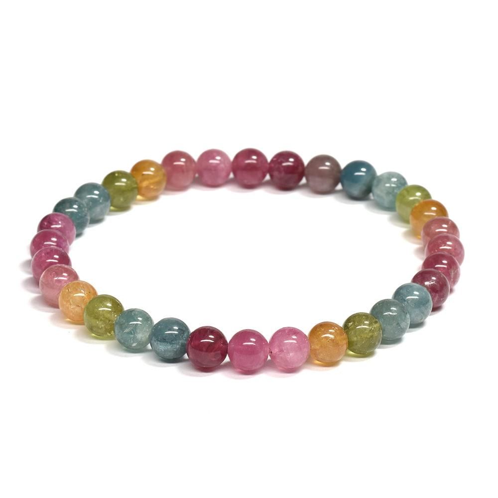 レア！ウォーターメロントルマリン　ブレスレット9mm ウォーターメロントルマリン ブレスレット 9mm #NK145