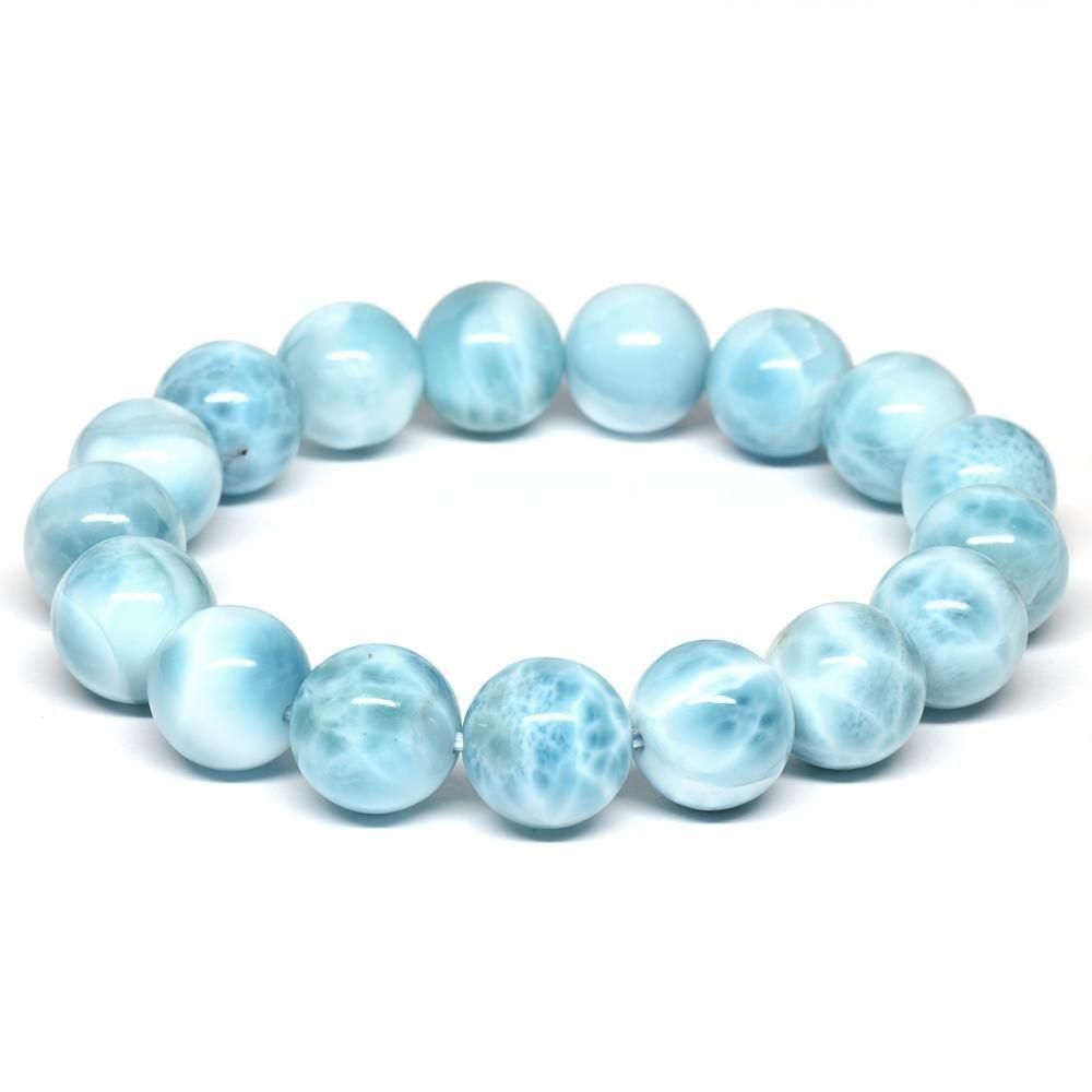 ☆アクアマリン × レインボーオブシディアン ブレスレット レインボーオブシディアン ブレスレット 8mm #PC044 - プレミアム