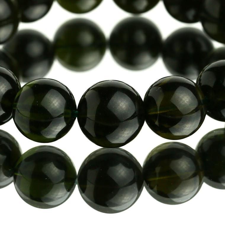 モルダバイトブレスレット 14-15mm #5196 - プレミアム天然石専門店