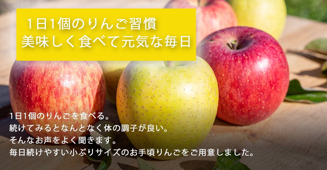 1日1個のりんご習慣【出荷中】 - 葉とらず青森りんご 産地直送・通販 RED APPLE(レッドアップル) [赤石農園]