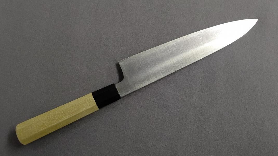 加藤清志 作 和牛刀 花押入 240mm - 森平 | 天然砥石・刃物の卸販売 - 東京 浅草橋