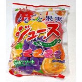 【箱売駄菓子】まるごと果実ジュースフルーツキャンデー（約250粒入り）