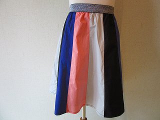 色とりどりスカート(ブルー)90-150