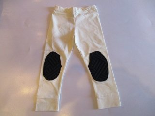 W/B KNEE PATCHLEGGINGS(WHITE LETTERS)S・M・L