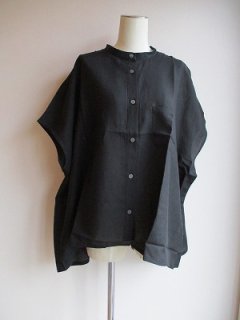 Collarless shirts(ブラック)womensF