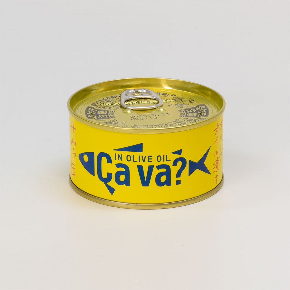 三陸釜石元気市場　サヴァ缶　国産サバのオリーブオイル漬け