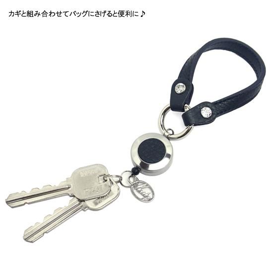 リールストラップ 7色 キャトルフラワーデコレーション