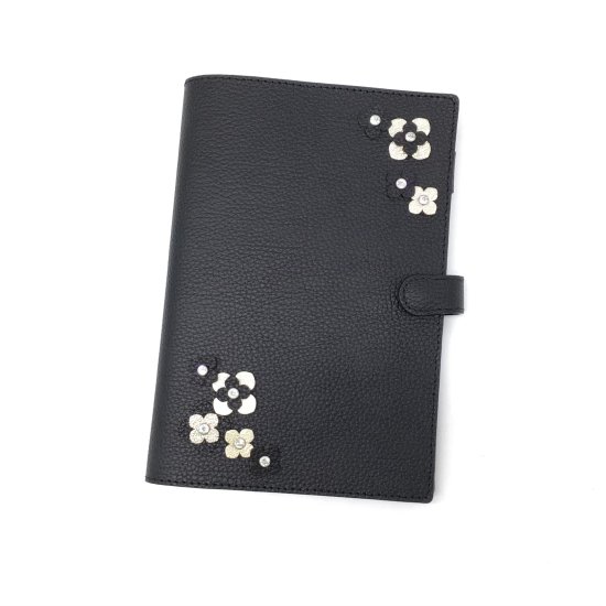 手帳カバー / ブックカバー A6 / B6 対応サイズ 26色 フラワー 