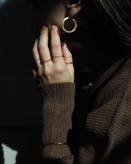 Sunbluebianca K18ファーストシンプルリング sunbluebianca アクセサリー サンブルービアンカ