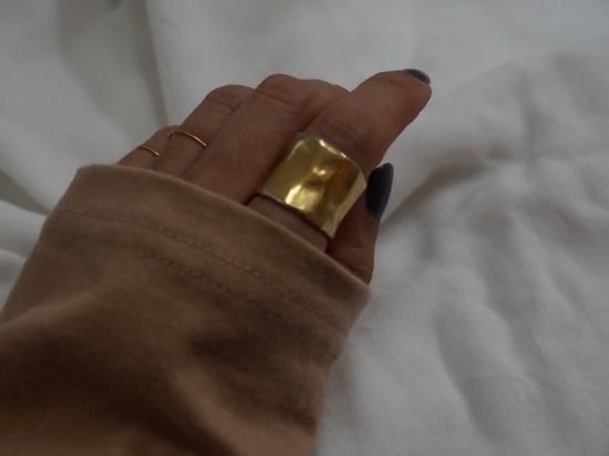 sunbluebianca Gold Band Ring 10号 sunbluebianca Gold Band Ring 10号