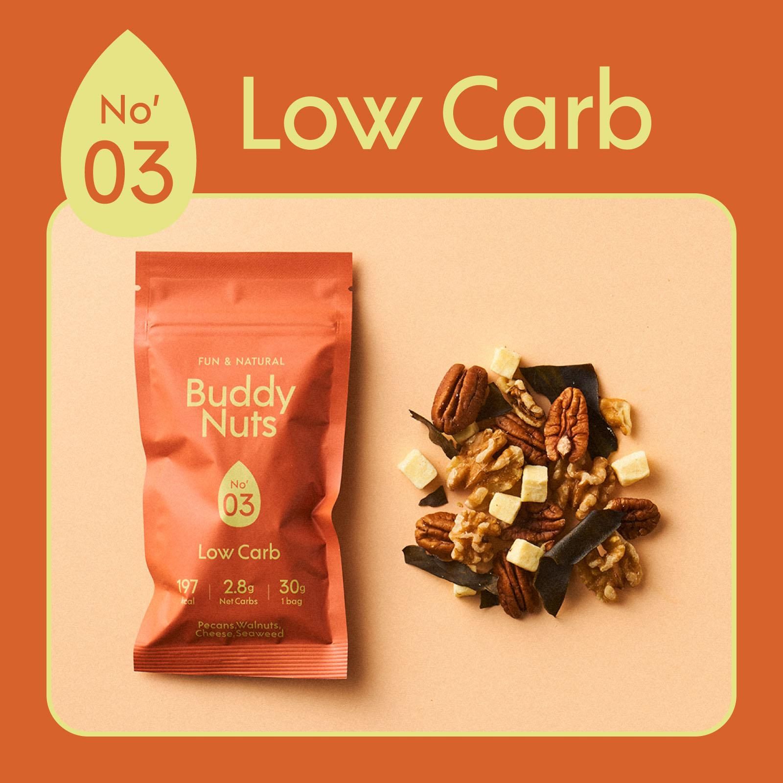 <img class='new_mark_img1' src='https://img.shop-pro.jp/img/new/icons14.gif' style='border:none;display:inline;margin:0px;padding:0px;width:auto;' />BuddyNuts No.3 Low Carb