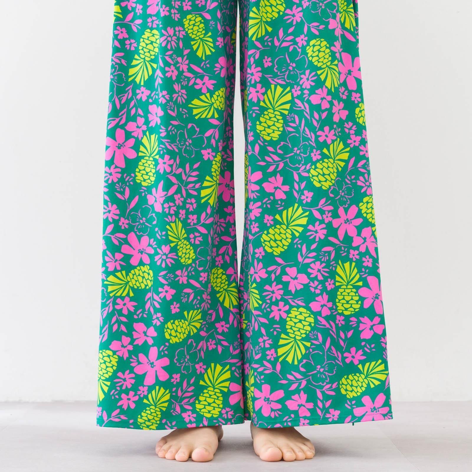 リンダワークス　Linda Works アーヤパンツパイナップルドリーム　L アーヤパンツ パイナップルドリーム