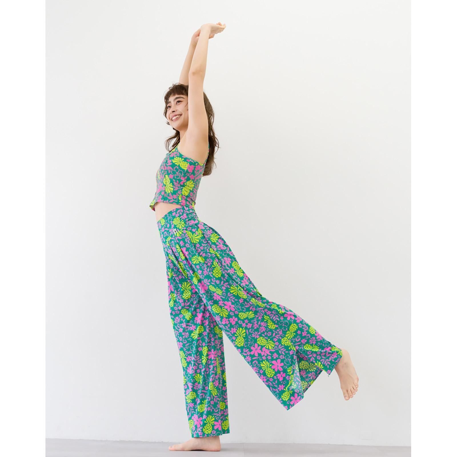 リンダワークス　Linda Works アーヤパンツパイナップルドリーム　L アーヤパンツ パイナップルドリーム