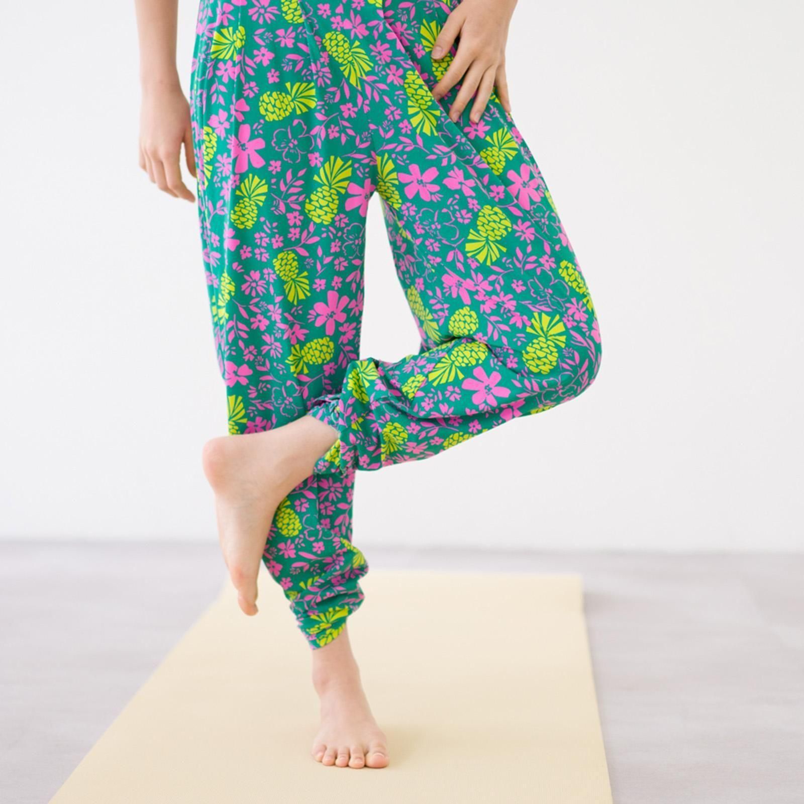 リンダワークス　Linda Works アーヤパンツパイナップルドリーム　L アーヤパンツ パイナップルドリーム