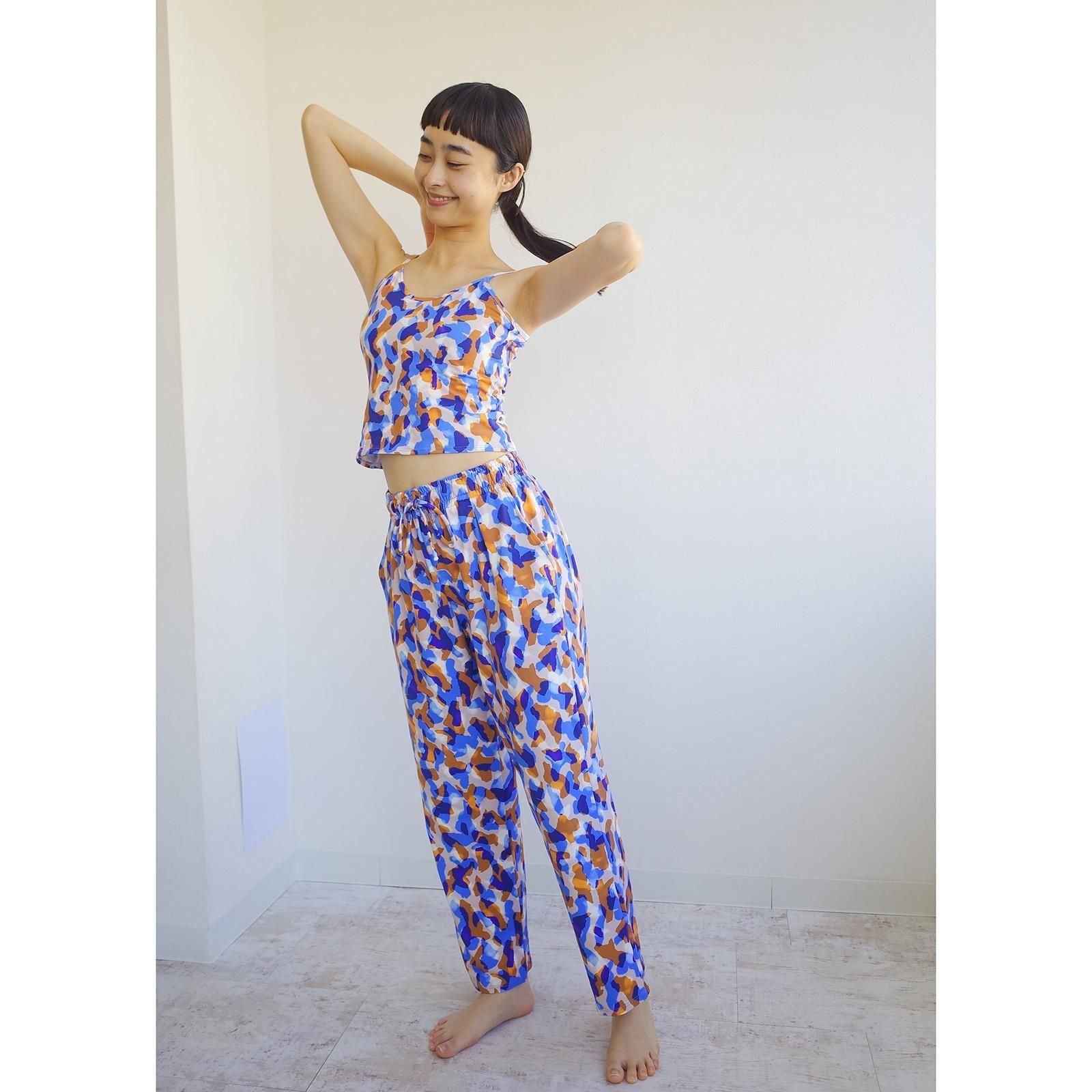 【美品】リンダワークス　エリスパンツ M エリスパンツ ミコノス