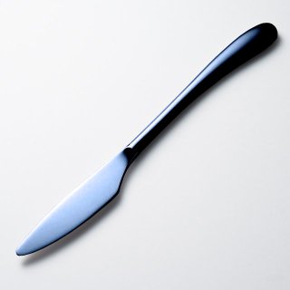 アクアティック アイス　PVD BLUE  テーブルナイフ（共柄） ノコ刃  ＊レストラン向けサイズ