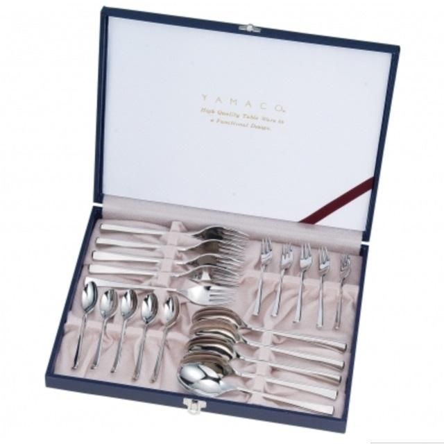 ヤマコ　カトラリーセット　SAN REMO（サン・レモ）デザートセット〈21本〉 サン・レモ 20pcs デザートセット - 【公式】山崎金属工業 YAMACO