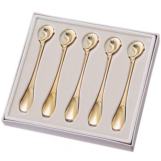 Dolphin ドルフィン 5pcs コーヒースプーンセット G P 公式 山崎金属工業 オンラインショップ Dolphin ドルフィン 5pcs コーヒースプーンセット G P 公式 山崎金属工業 オンラインショップ