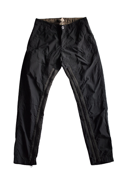 Black Side Chain Zipper Carpenter Pants Plus Size