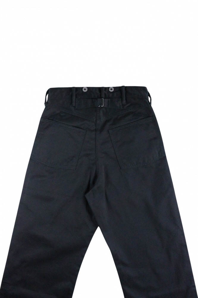 T.T Taiga Takahashi/LOT.209 BUCKLE-BACKED TROUSERS - peau de T.T Taiga Takahashi/LOT.209 BUCKLE-BACKED TROUSERS - peau de