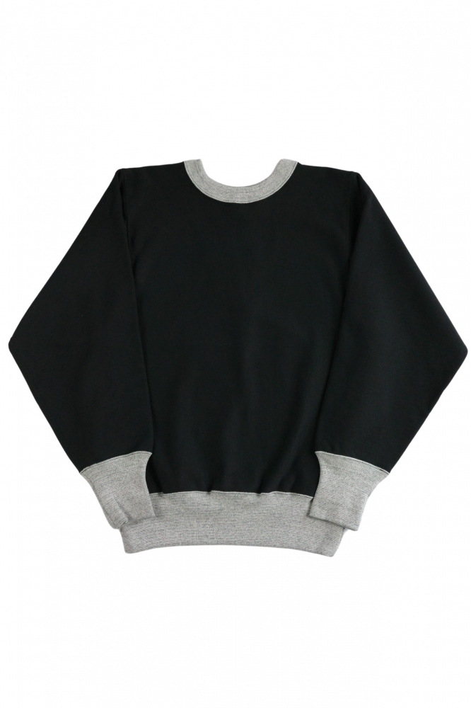 TUKI/cotton jumper mix gray rib