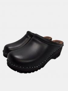 [TROENTORP WOMEN] Swedish Clog - Monet / Black/Black