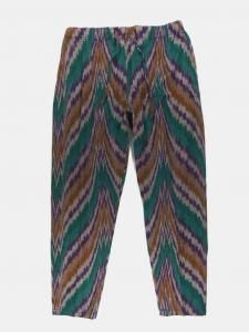 [SOUTH2 WEST8] String Slack Pant - Ikat Wave / Green<img class='new_mark_img2' src='https://img.shop-pro.jp/img/new/icons24.gif' style='border:none;display:inline;margin:0px;padding:0px;width:auto;' />