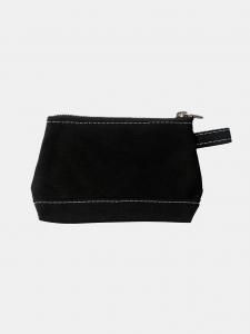 [TEMBEA] TOILETRY BAG SMALL / BLACK/BLACK(WHITE-STITCH)